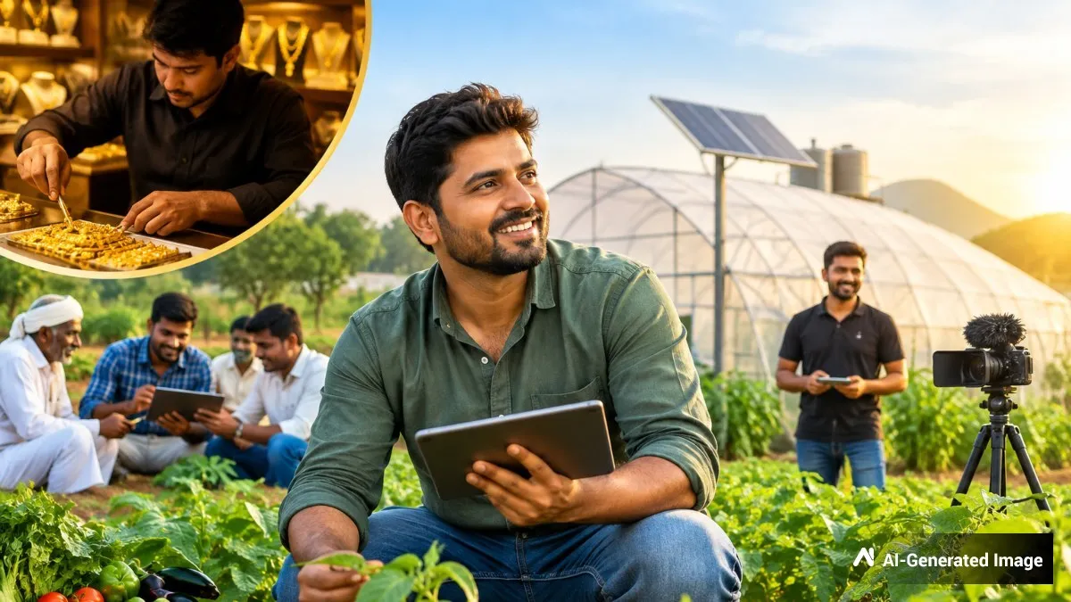 ಬಂಗಾರದ ಉದ್ಯಮ ತೊರೆದು ವ್ಯವಸಾಯಕ್ಕಿಳಿದ ಯುವಕ: ಕೃಷಿ ಕ್ಷೇತ್ರದಲ್ಲಿ ಹೊಸ ಇತಿಹಾಸ ಸೃಷ್ಟಿಸಿದ ಸಂತೋಷ್ ಜಾಧವ್