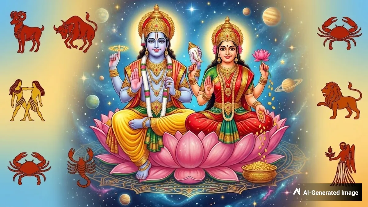 ಲಕ್ಷ್ಮೀ ನಾರಾಯಣ ಯೋಗ: ಈ ರಾಶಿಯವರ ಅದೃಷ್ಟ, ಸುಖ-ಸಮೃದ್ದಿ ಹೆಚ್ಚಳ, ಇಷ್ಟಾರ್ಥ ಸಿದ್ದಿ ಕಾಲ