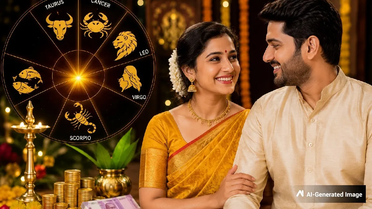 Lucky Zodiac Sign : ಈ ರಾಶಿಯ ಹೆಣ್ಣನ್ನು ಮದುವೆಯಾಗುತ್ತಲೇ ಪತಿಗೆ ಒಲಿಯುವುದು ಅದೃಷ್ಟ; ಕಾಲಿಟ್ಟ ಮನೆಯಲ್ಲಿ ಉಕ್ಕಿ ಹರಿಯುವುದು