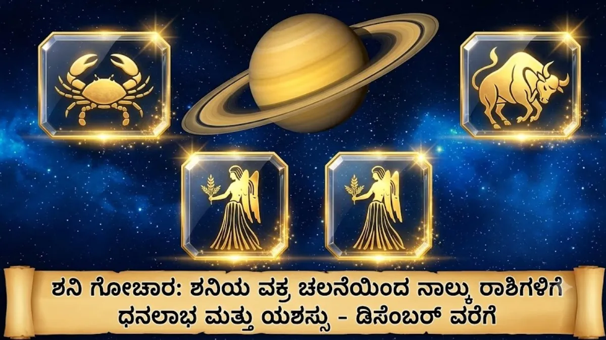 Shani Gochara: ಶನಿಯ ಕಾರಣದಿಂದ ಈ ರಾಶಿಯವರಿಗೆ 2026 ಅದೃಷ್ಟದ ಕಾಲ; ಹಿದೆಂದೂ ಕಾಣದ ಯಶಸ್ಸು