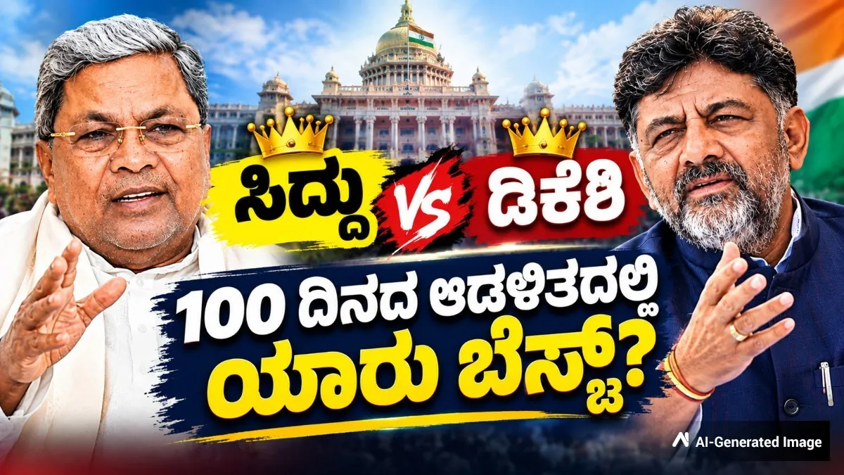 Explainer: ಸಿದ್ದು vs ಡಿಕೆಶಿ: 100 ದಿನದ ಆಡಳಿತದಲ್ಲಿ ಯಾರು ಬೆಸ್ಟ್? ಜನರಿಗೆ ಹೆಚ್ಚು ತಲುಪಿದ್ದು ಯಾರ ಆಡಳಿತ?