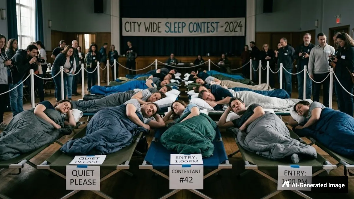 Sleep Contest: 90 ನಿಮಿಷ ಗಾಢ ನಿದ್ದೆ ಮಾಡಿದರೆ 13ಲಕ್ಷ ರೂ. ಬಹುಮಾನ : ವಿಚಿತ್ರವಾಗಿದೆ ಈ ಸ್ಪರ್ಧೆ