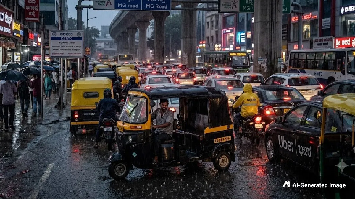 Cab Price: ಬೆಂಗಳೂರಿನಲ್ಲಿ ಮಳೆ ಅಬ್ಬರಕ್ಕೆ ಕ್ಯಾಬ್ ದರ ದುಬಾರಿ: 1 ಕಿ.ಮೀಗೆ ₹100ಕ್ಕೂ ಹೆಚ್ಚು, ಇಲ್ಲಿದೆ ದರ ವಿವರ