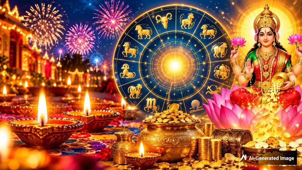 ದೀಪಾವಳಿಯಿಂದ ಈ ರಾಶಿಯವರಿಗೆ ಧನಲಕ್ಷ್ಮೀ ಯೋಗ : ಸಂಪತ್ತಿನ ಸುರಿ ಮಳೆ ಅದೃಷ್ಟವೋ ಅದೃಷ್ಟ