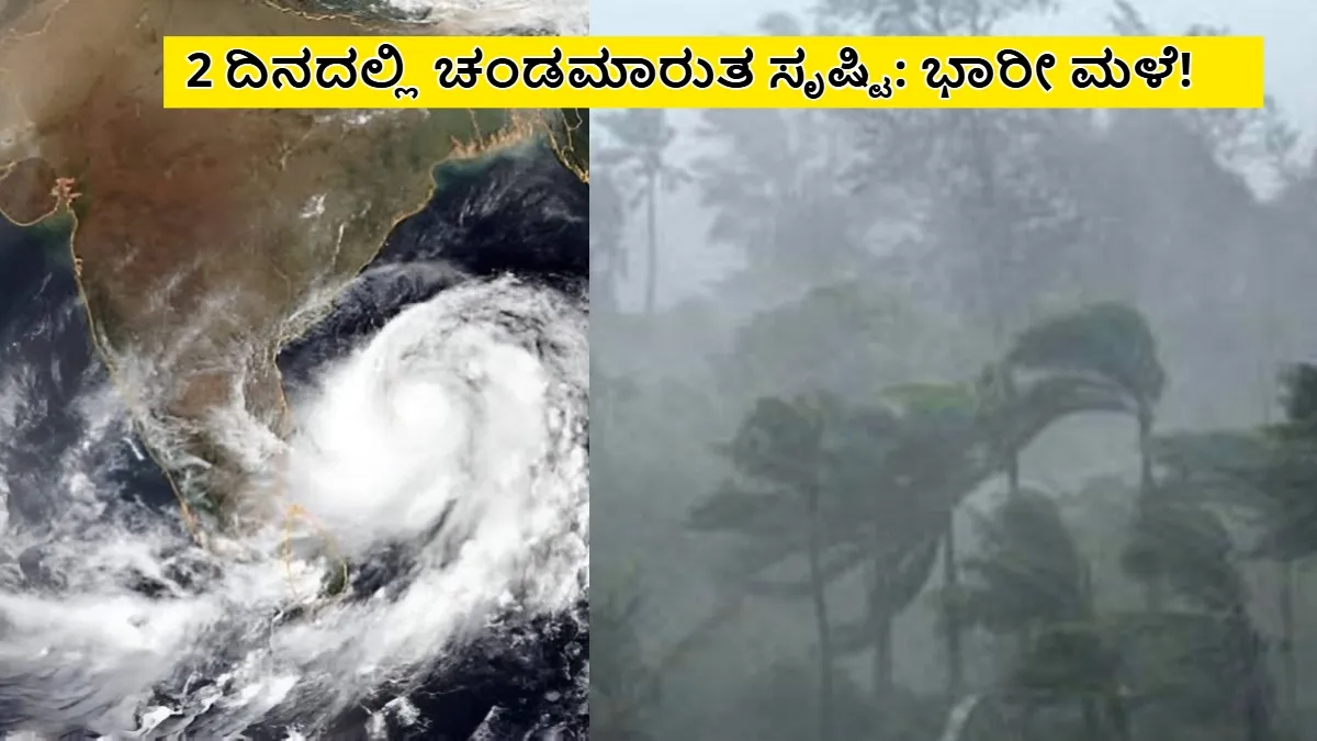 IMD Weather Forecast: ಬಂಗಾಳಕೊಲ್ಲಿಯಲ್ಲಿ ಚಂಡಮಾರುತ; ಕರ್ನಾಟಕ ಸೇರಿ 10 ರಾಜ್ಯಗಳಿಗೆ ಭರ್ಜರಿ ಮಳೆ