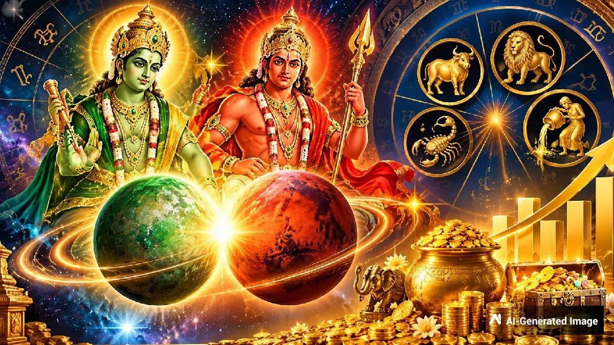 ಕೇಂದ್ರ ದೃಷ್ಟಿ ರಾಜಯೋಗದಿಂದ ನಾಲ್ಕು ರಾಶಿಯವರಿಗೆ ಭರ್ಜರಿ ಅದೃಷ್ಟ : ಕೈ ತುಂಬಾ ಹಣವೋ ಹಣ