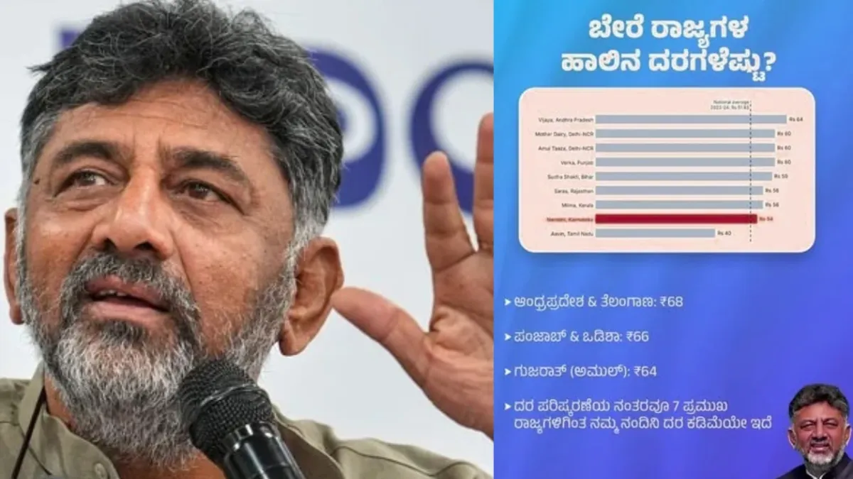 Nandini Price Hike: ಹಾಲು - ಮೊಸರು ಬೆಲೆ ಏರಿಕೆ ಸಮರ್ಥಿಸಿಕೊಂಡ ಡಿ.ಕೆ. ಶಿವಕುಮಾರ್, ಹೇಳಿದ್ದೇನು ?