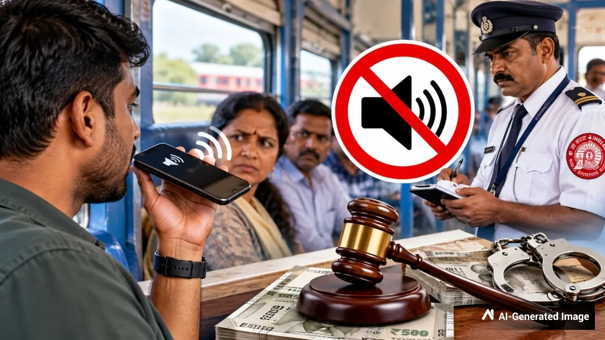 ರೈಲು ಪ್ರಯಾಣಿಕರೇ ಎಚ್ಚರ! ಸ್ಪೀಕರ್ ಆನ್ ಮಾಡಿ ಹಾಡು ಕೇಳಿದರೆ ಬೀಳುತ್ತೆ ಭಾರೀ ದಂಡ, ಜೈಲು ಫಿಕ್ಸ್‌