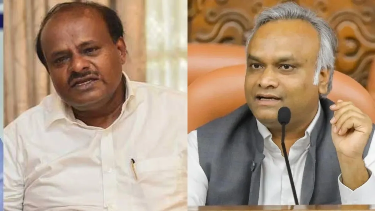 ಕುಮಾರಸ್ವಾಮಿಗೆ ಕೇಂದ್ರ ಸಚಿವ ಸ್ಥಾನ ಸಿಕ್ಕಿದ್ದರ ಹಿಂದೆ ದೇವೇಗೌಡರ ಕಣ್ಣೀರಿನ ಪ್ರಯತ್ನ: ಪ್ರಿಯಾಂಕ್ ಖರ್ಗೆ