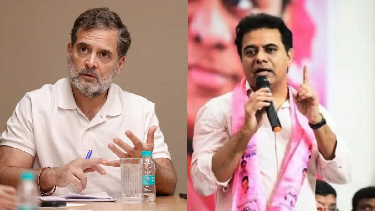 Rahul gandhi: ರಾಹುಲ್ ಗಾಂಧಿ ಅವರೇ ವೋಟ್ ಚೋರಿ ಜಪ ಬಿಡಿ; ನಿಮ್ಮ ಕೈಗೊಂಬೆನ ನಿಯಂತ್ರಿಸಿ ಎಂದ ಕೆಟಿಆರ್!