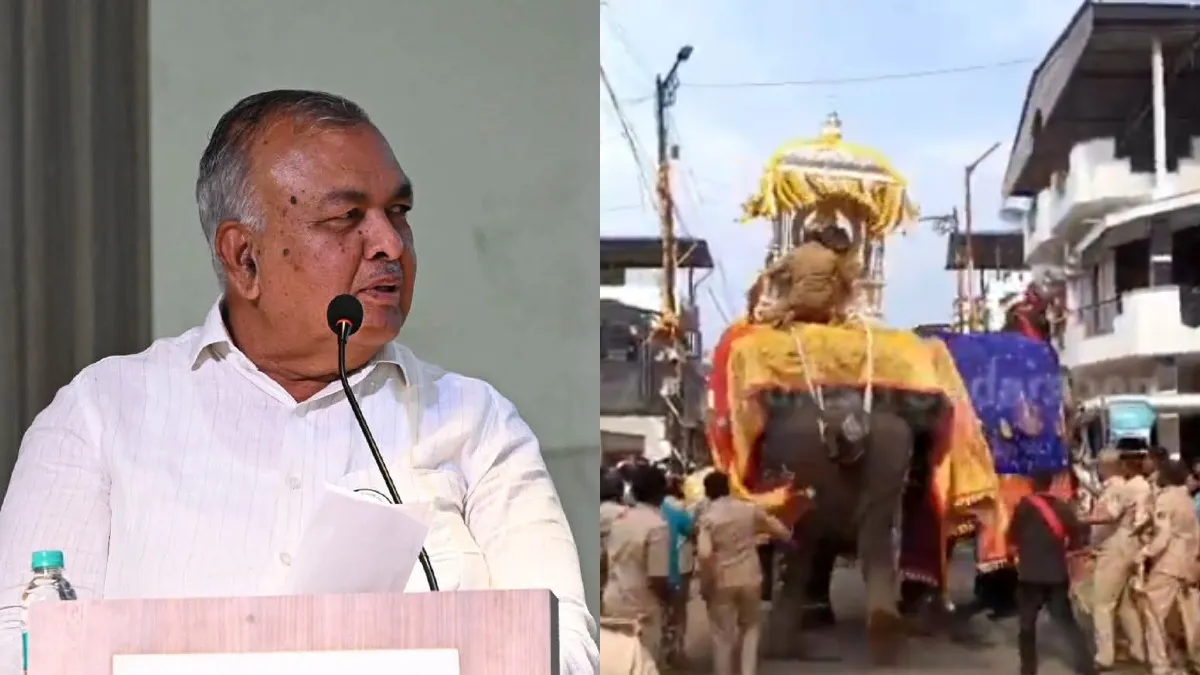 ಶಿವಮೊಗ್ಗ ಘಟನೆ: ಆನೆಗಳ ವರ್ತನೆ ಸ್ವಾಭಾವಿಕ! ರಾಮಲಿಂಗಾ ರೆಡ್ಡಿ; ಧಾರ್ಮಿಕ ಉತ್ಸವಗಳಲ್ಲಿ ಆನೆ ಬಳಕೆಗೆ ಹೊಸ ನಿಯಮ