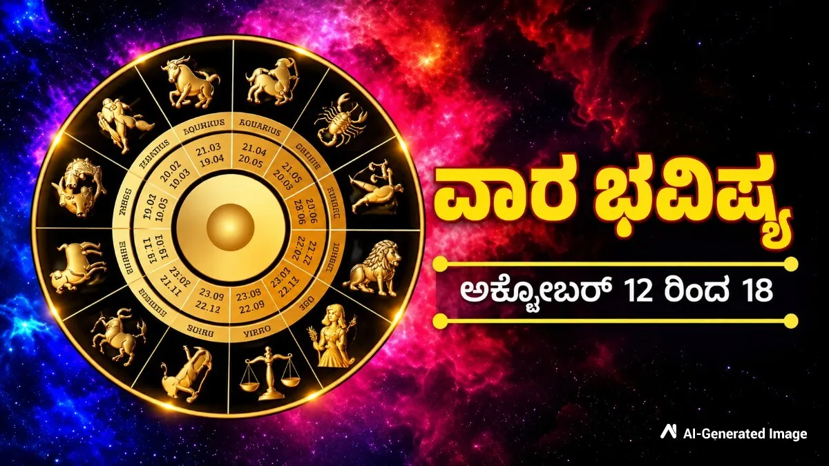 Weekly Horoscope : ಆರು ರಾಶಿಯವರ ಮೇಲೆ ದುರ್ಗಿಯ ಆಶೀರ್ವಾದ; ಯಾರಿಗೆ ಈ ವಾರ ಅದೃಷ್ಟ? ಯಾರಿಗೆ ಎದುರಾಗುವುದು ಸಮಸ್ಯೆ?