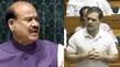 Lok Sabha Speaker Om Birla Jokes With Rahul Gandhi Says Only Your Microphone Doesnt Work