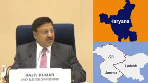 ஜம்மு காஷ்மீரில் செப். 18, செப். 25, அக் 1-ல் சட்டசபை தேர்தல்- ஹரியானாவில் அக்.1-ல் வாக்குப் பதிவு! 