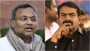 சீமானுக்கு இங்கு ஓட்டு இல்லை! காரைக்குடிக்கும் அவருக்கும் சம்பந்தம் கிடையாது - கார்த்தி சிதம்பரம்