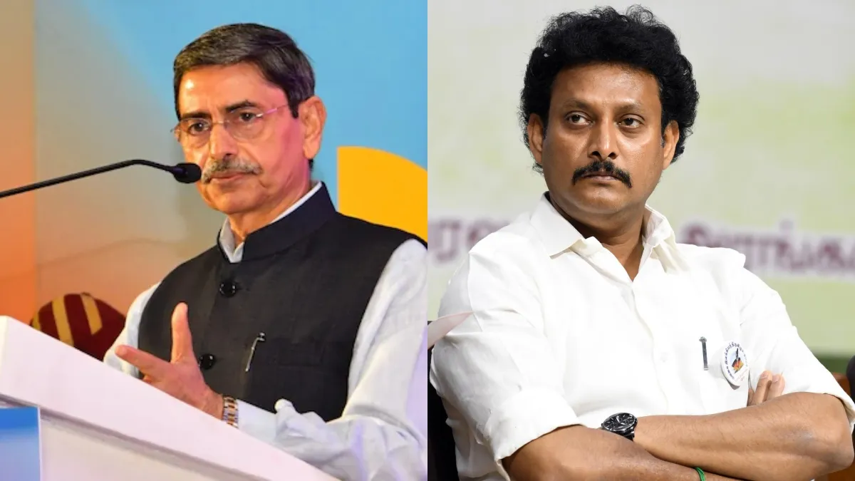 நீங்களே வந்து கேளுங்க.. மாநில சிலபஸ் பற்றி விமர்சித்த ஆளுநருக்கு அமைச்சர் அன்பில் மகேஷ் பதிலடி! | Minister Anbil Mahesh has responded to Governor RN Ravi who criticized ...