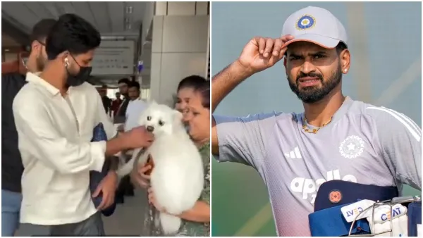 ஜஸ்ட் மிஸ்.. ஸ்ரேயாஸ் ஐயரின் விரலே போயிருக்கும்.. ஏர்போர்ட்டில் கடிக்க பாய்ந்த ரசிகரின் நாய்!