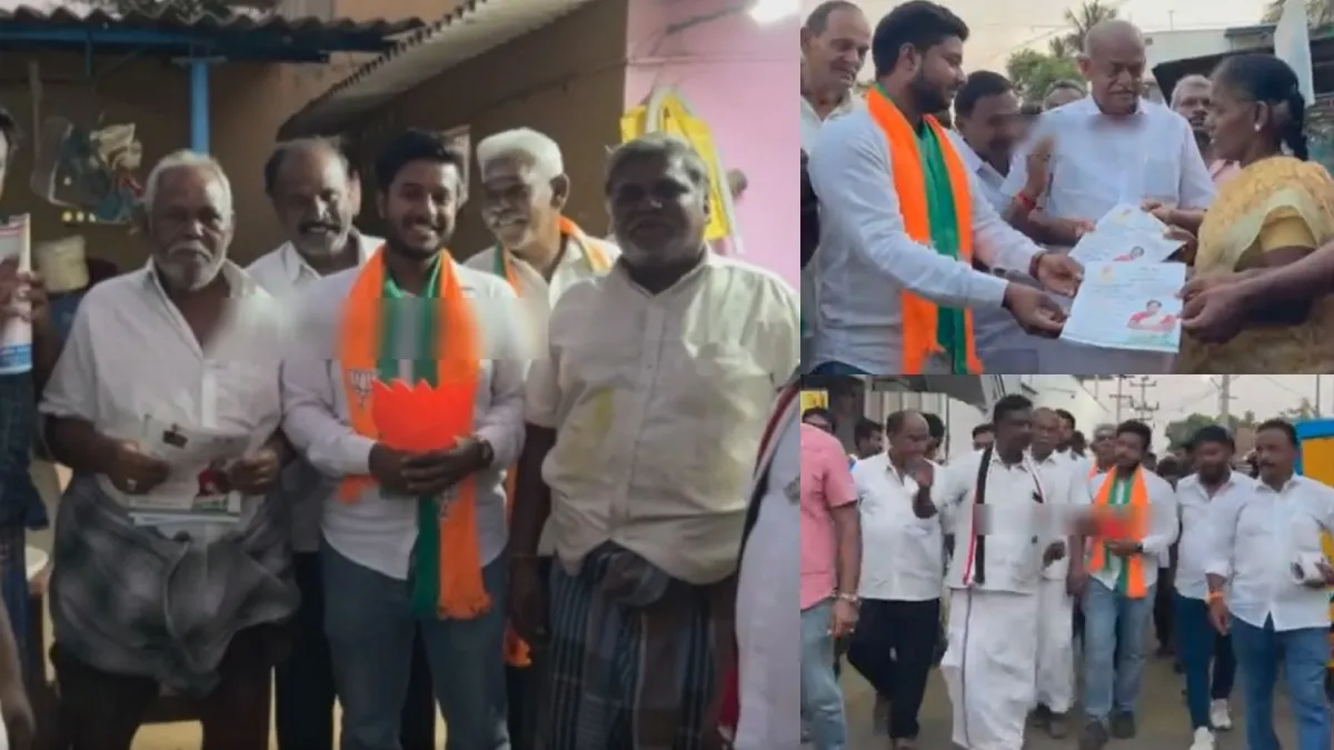 ஐசியூவில் வானதி சீனிவாசன்! கழுத்தில் பாஜக துண்டுடன் வாக்கு சேகரிப்பது யார்னு பாருங்களேன்!