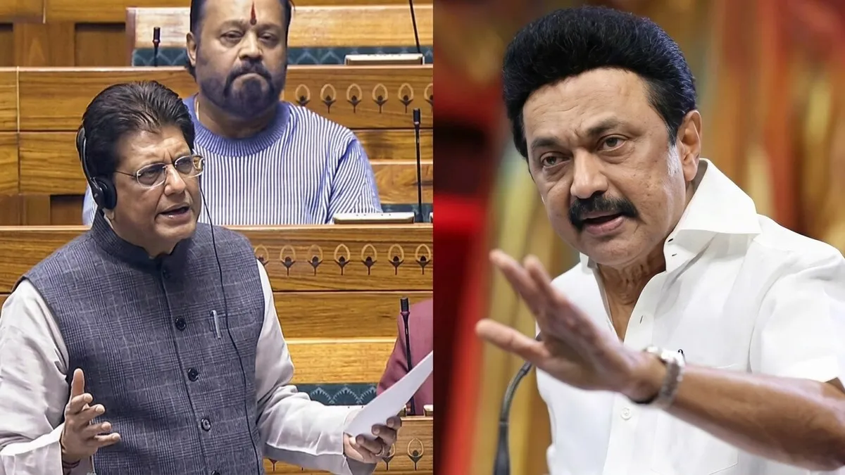 தமிழில் சொன்ன அந்த ஒரெயொரு வரி.. திமுவை சீண்டிய பாஜக மேலிட பொறுப்பாளர் பியூஷ் கோயல்! பின்னணி