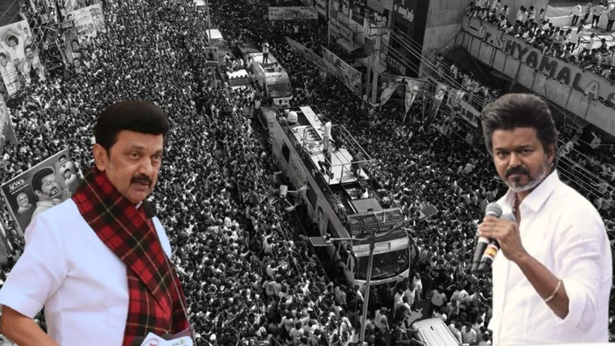 பிணங்களை பார்த்து கதறி அழுதவர் தோல்வி.. ஓடிப்போனவர் வெற்றி.. விஜய் குறித்து திமுகவினர் விமர்சனம்