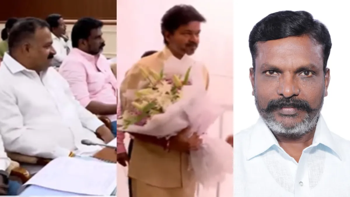 தொகுதி மறுவரையறையே கூடாது.. விஜய் தலைமையிலான எம்பிக்கள் கூட்டத்தில் பேசியது என்ன? திருமாவளவன் பேட்டி
