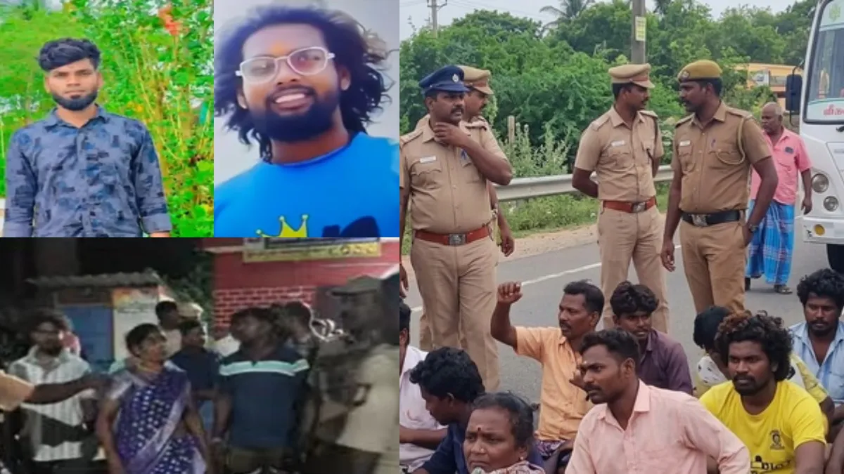 காஞ்சிபுரம் அருகே பயங்கரம்.. கானா பாட்டு போடுவதில் தகராறு.. 2 பேர் வெட்டிக் கொலை.. என்ன நடந்தது?