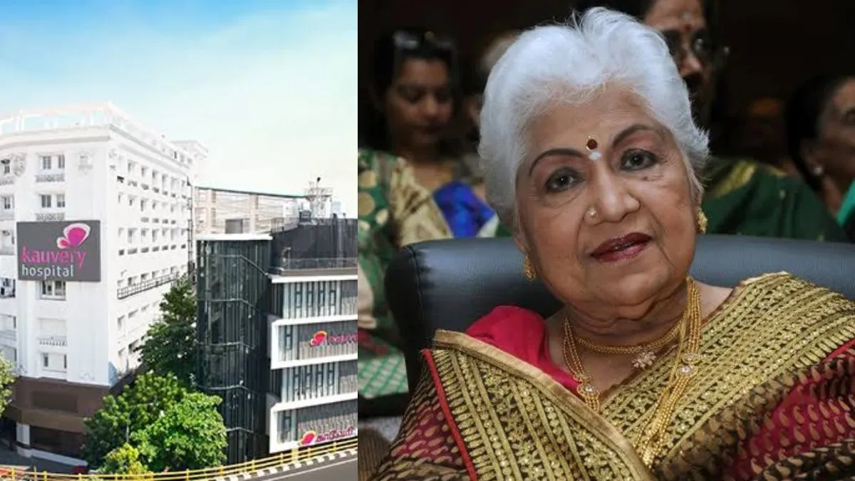 பழம்பெரும் நடிகை சௌகார் ஜானகி சென்னை மருத்துவமனையில் அனுமதி.. ஐசியூவில் தீவிர சிகிச்சை