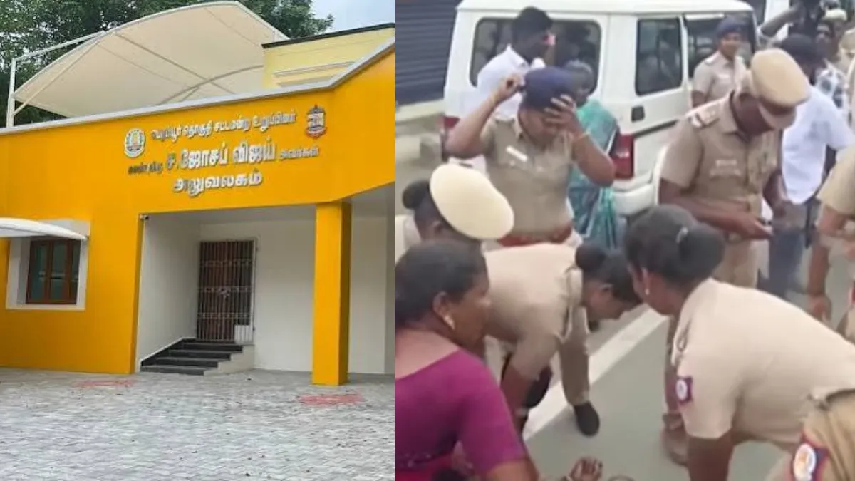 விஜய் அலுவலகத்தை முற்றுகையிட போவதாக அறிவித்த தூய்மை பணியாளர்கள்.. குண்டுக்கட்டாக கைது செய்த போலீஸ்