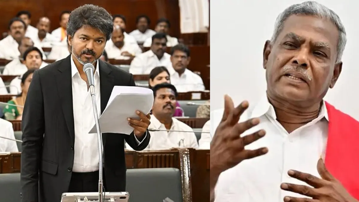 கோப்புகள் இருந்தால் வெளியிடுங்க! அச்சுறுத்துவது போல பேசுவது.. முதல்வர் விஜய்க்கு பெ சண்முகம் அட்வைஸ்