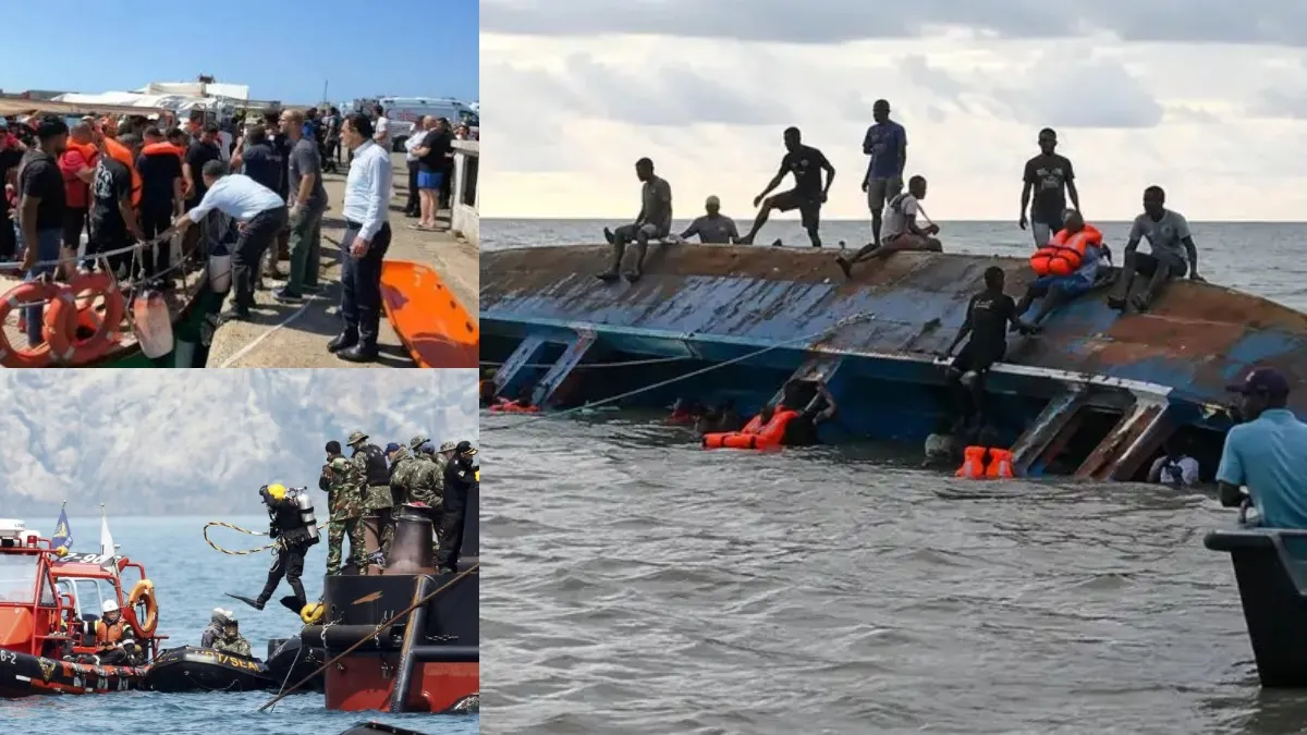 நடுக்கடலில் தத்தளித்த பயணிகள்! 267 பேருடன் சென்ற படகு மூழ்கியது! மத்திய தரை கடலில் திக் திக் சம்பவம்