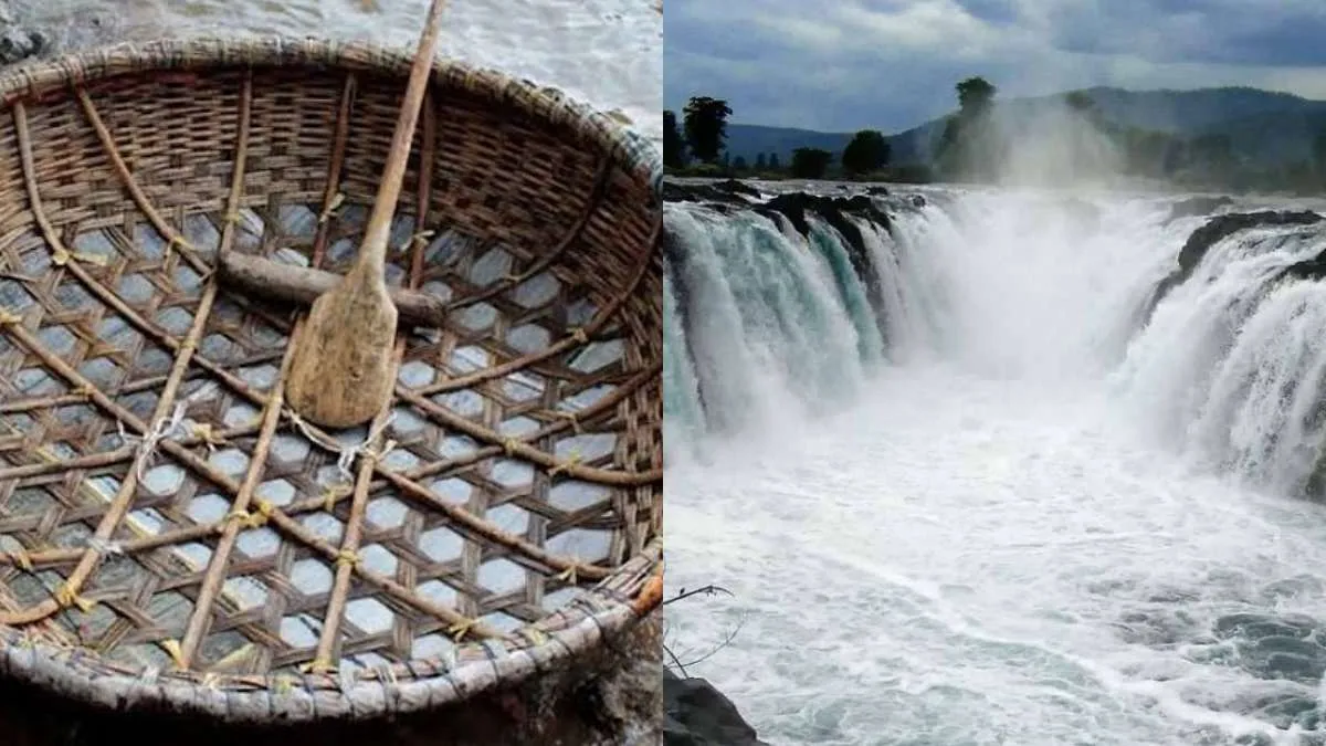 காவிரியில் நீர் வரத்து 8 ஆயிரம் கனஅடியாக உயர்வு.. ஒகேனக்கலில் ஆர்பரித்த அருவி! பரிசல் இயக்க தடை