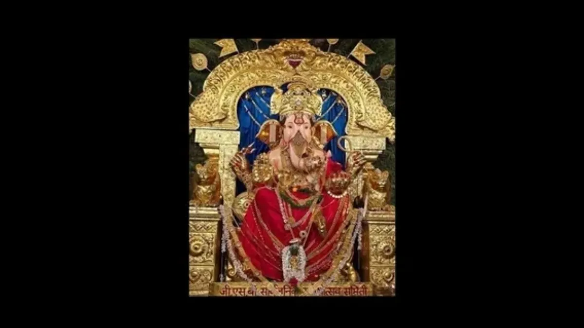மும்பை சின்ச்போக்லி சிந்தாமணி விநாயகர் விழா: தென்னிந்திய கோயில் கட்டிடக்கலை தீம்- பிரம்மாண்ட ஏற்பாடு