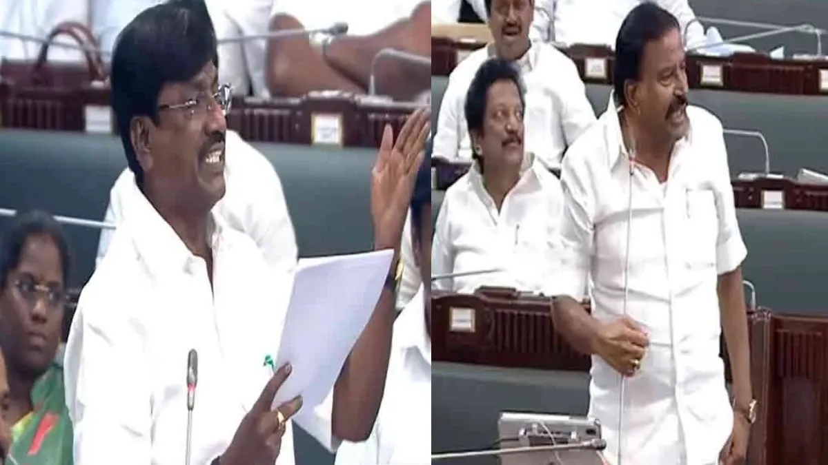 வெறி ஆயிட்டாரு கேஎன் நேரு.. அமைச்சரின் "இரண்டு இரண்டு" பேச்சுக்கு செம கவுன்டர்.. அவையில் சிரிப்பலை