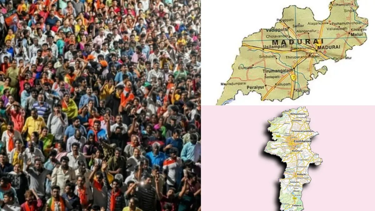 மக்கள் தொகை கணக்கெடுப்பிற்கு பிறகு! மதுரை, கோவை மக்களுக்கு குட்நியூஸ்!