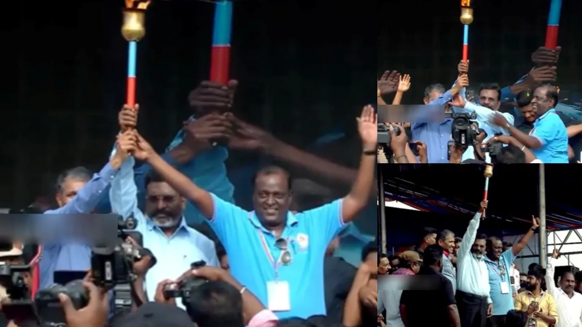 Vanni Arasu: கையை தட்டிவிட்ட திருமாவளவன்.. மேடையிலேயே முகம் மாறிய வன்னி அரசு! விசிக மாநாட்டில்