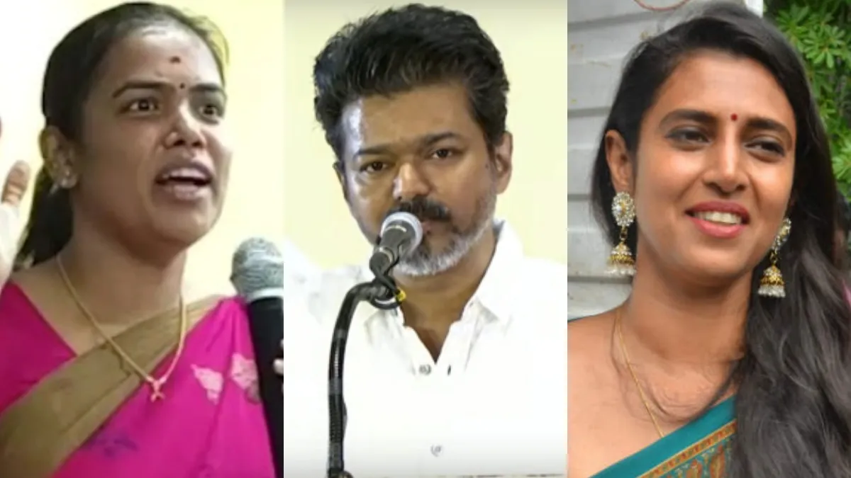 அமைச்சர் கீர்த்தனாவின் செருப்படி பதில்..ஆதரவாக வந்த கஸ்தூரி! பரந்தூர் விவகாரத்தில் விஜய்க்கு அட்வைஸ்