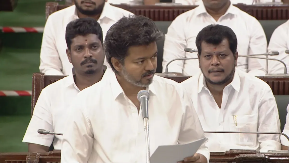 “பெண்கள்தான் அதிகம் வாக்களித்தனர்.. நன்றி, விசுவாசத்துடன் இங்கு நின்று பேசுகிறேன்” - விஜய் பேச்சு