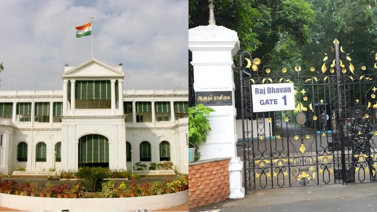 அதிகாலையில் சென்னை ஆளுநர் மாளிகை சுற்றுச்சுவரில் கார் மோதி விபத்து.. 5 பேர் காயம்!