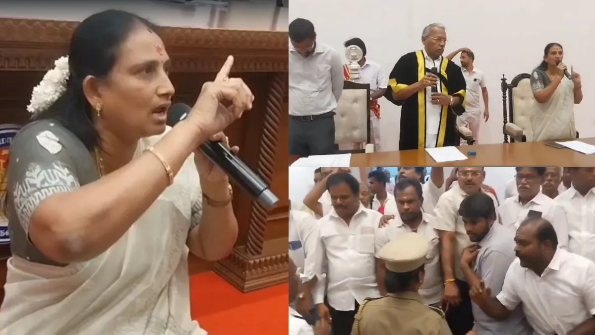 சேலம் மாநகராட்சியில் மேயர்- துணை மேயர் இடையே இருக்கை பிரச்சினையால் மோதல்!