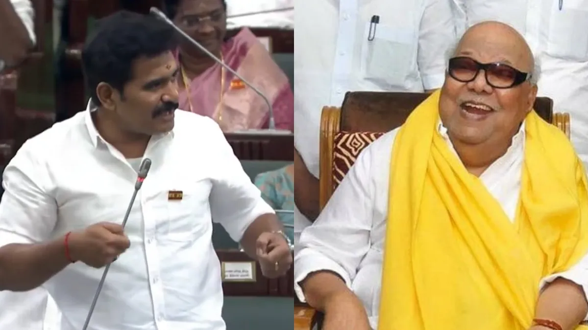 கருணாநிதியின் மஞ்சள் துண்டிற்கு காரணம் ஜோசியமா? வாயை விட்ட நிர்மல் குமார்.. ஆதாரத்தோடு விளாசிய திமுக