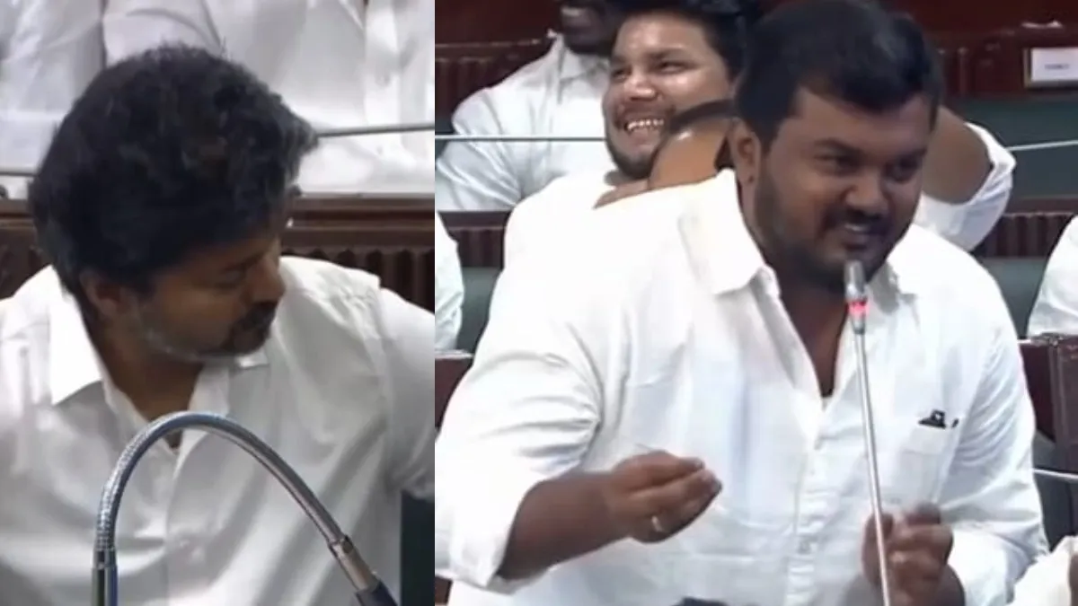 ID கார்டு காட்டினாலும் எம்எல்ஏனு நம்ப மாட்றாங்க. - தவெக எம்எல்ஏவால் சிரிப்பலை.. யார் இந்த சபரி ஐயங்கரன்?