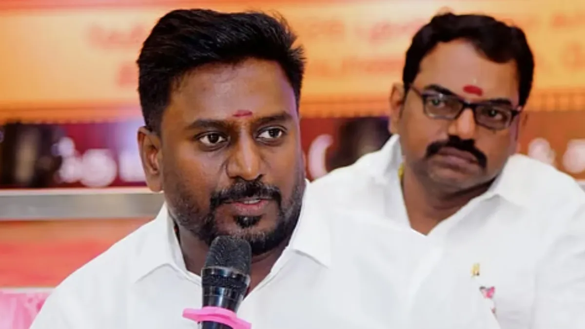 “சமூக நீதி தலைவர்களின் பெயர்களை தவெக அரசு திட்டமிட்டு நீக்கவில்லை” - அமைச்சர் ராஜ்மோகன் விளக்கம்