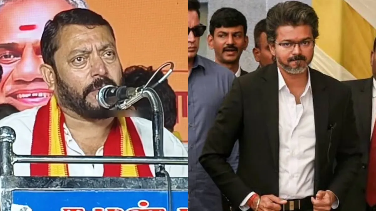 டெல்லி போனாலும் விஜய் மீதுதான் போகஸ்..நாளைக்கு டெல்லியே அவரோடது தான்! அமைச்சர் ஸ்ரீநாத் பாடிய பாட்டு
