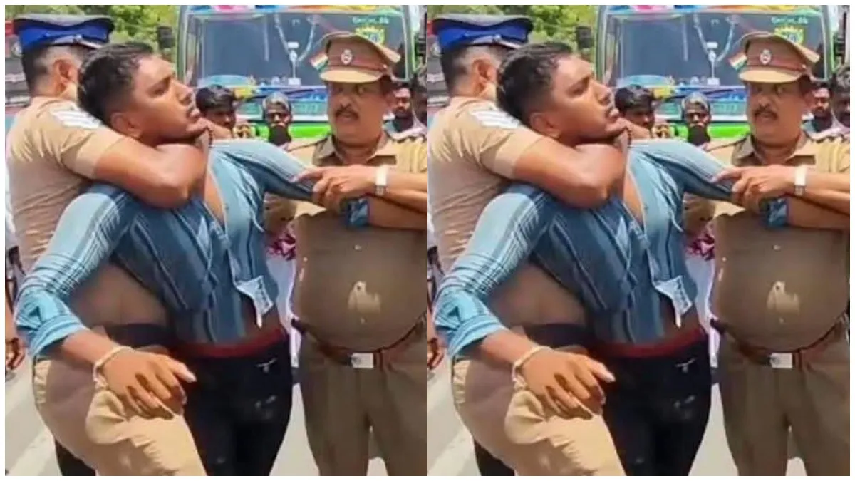 தஞ்சையில் காவல்துறையின் Choke Hold பிடி.. எவ்வளவு ஆபத்தானது தெரியுமா.. ப்ளூ சட்டை மாறன் பதிவு