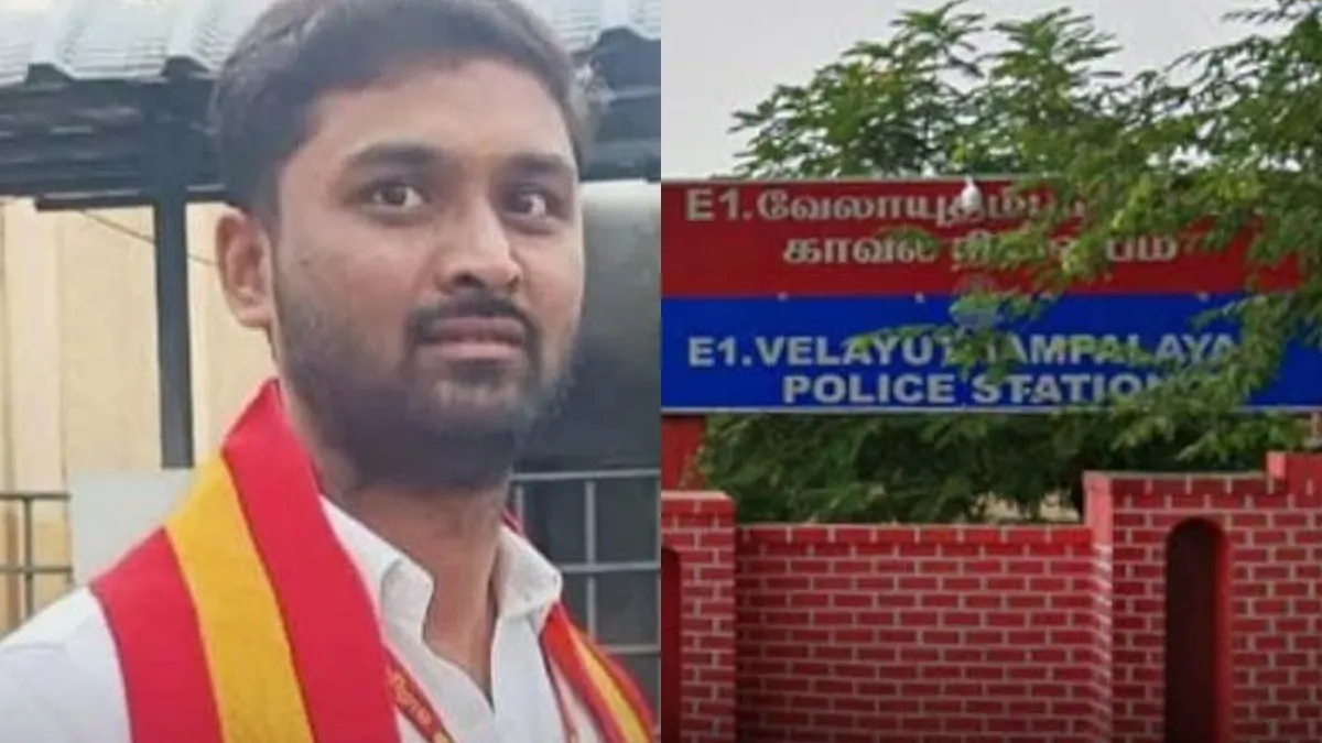 பெண்ணிடம் தங்கசங்கிலி பறிக்க முயற்சி.. கரூர் தவெக செயலாளர் அதிரடி கைது! காட்டிக்கொடுத்த சிசிடிவி
