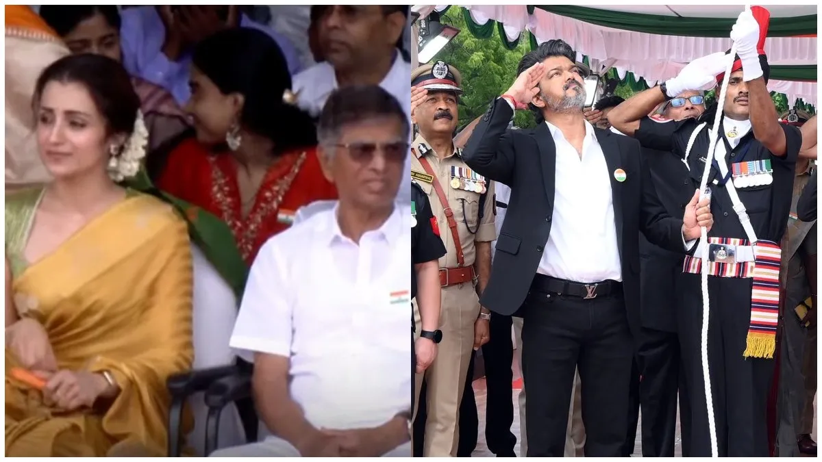 விஜய் கொடியேற்றியதுதான் பேசப்பட்டிருக்க வேண்டும்.. ஆனால் பேசுபொருளாகிய திரிஷா பங்கேற்பு