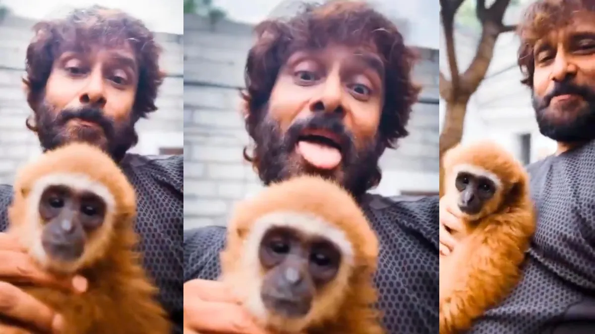 நடிகர் விக்ரம் சர்ச்சை.. அரியவகை குரங்கு வீடியோவால் வனத்துறையிடம் சிக்கும் சம்பந்தி?