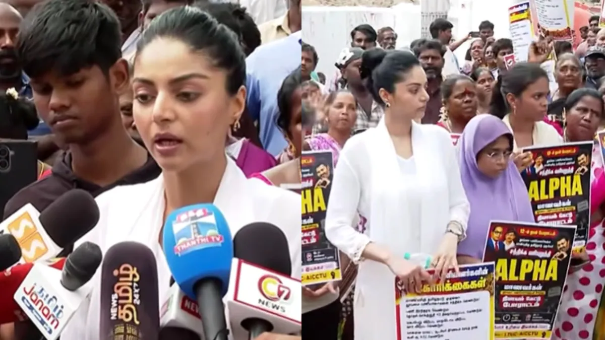 உங்களை சிஎம் ஆக்கியவர்கள் ரோட்டில் நிற்காங்க.. முதல்வர் விஜய்க்கு எதிராக ஷனம் ஷெட்டி கொதிப்பு