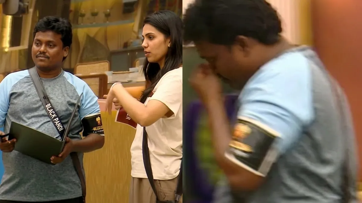 பிக்பாஸ் வீட்டில் கண்ணீர் சிந்திய பிளாக் பாண்டி: வைரலாகும் புதிய புரோமோ