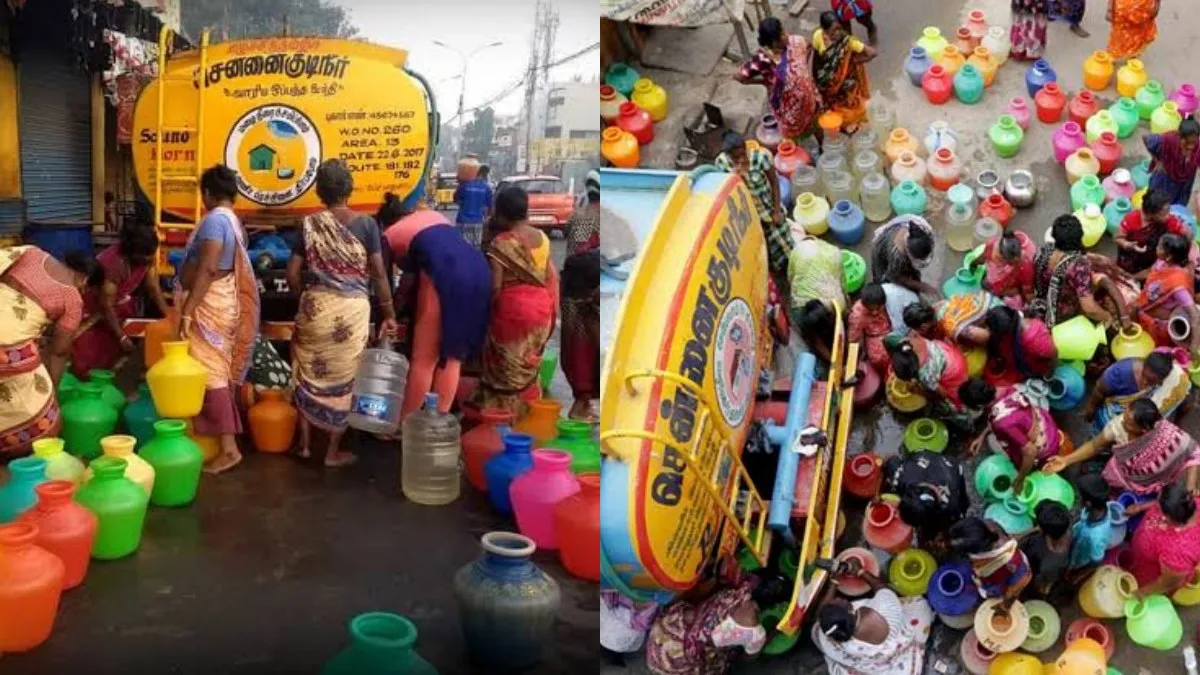 இன்னும் ஆழமா போனா கச்சா எண்ணெய்யே வந்துடும்! சென்னையில் மீண்டும் குடிநீர் தட்டுப்பாடு அபாயம்!